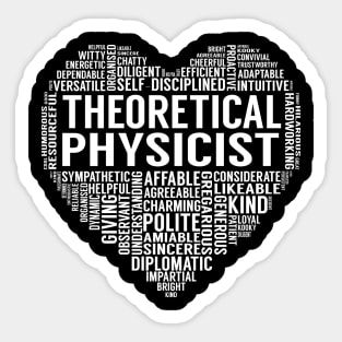 Theoretical Physicist Heart Sticker